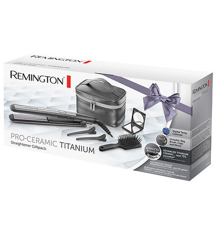 Remington Glattejern m. Tilbehr - PRO-Ceramic Titanium - S5506G