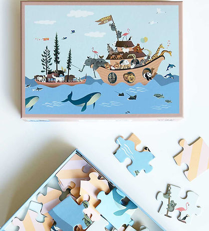 Vissevasse Puslespil - 30x40 cm - 42 Brikker - Noah's Ark