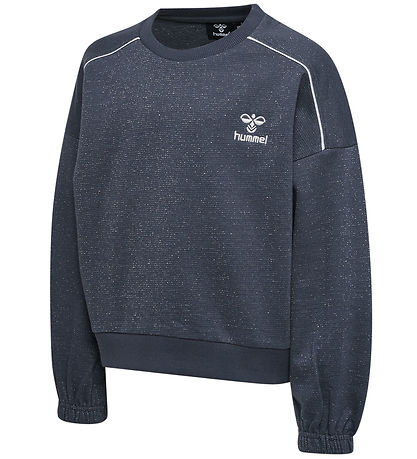 Hummel Sweatshirt - hmlGizela - Ombre Blue m. Glimmer