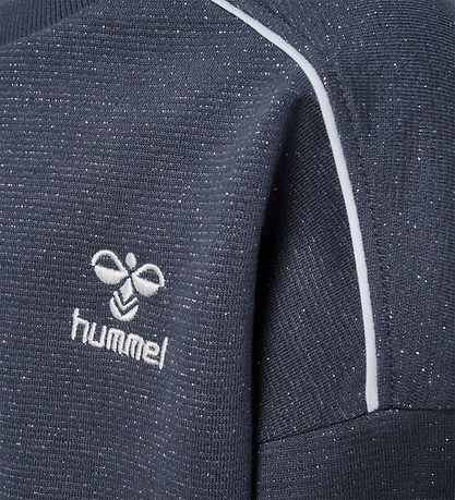 Hummel Sweatshirt - hmlGizela - Ombre Blue m. Glimmer