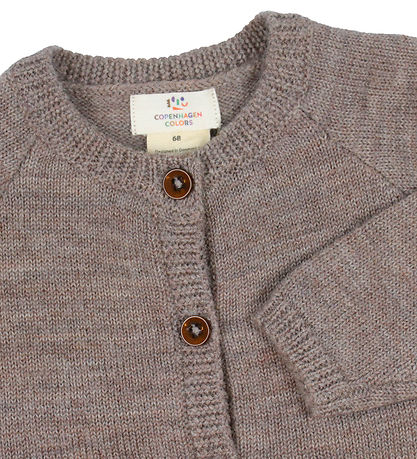 Copenhagen Colors Cardigan - Uld - Natural Melange