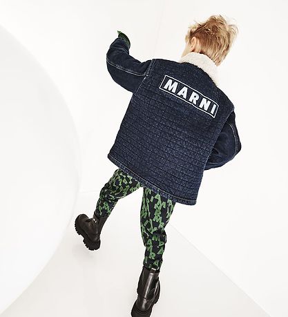 Marni Denimjakke m. For - Navy