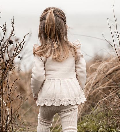 Fliink Bluse - Strik - Viskose - Alilly Peplum - Sandshell
