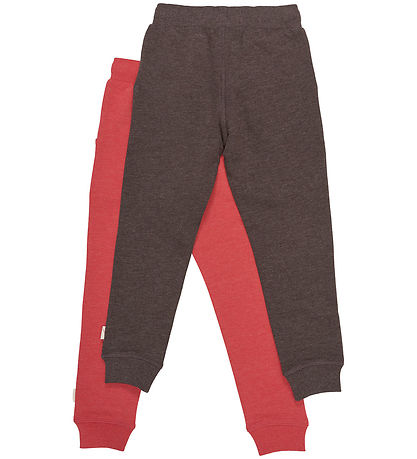 Minymo Sweatpants - 2-pak - Tomato Puree