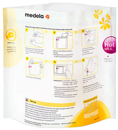 Medela Poser til Microovn - Quick Clean - 5 stk.