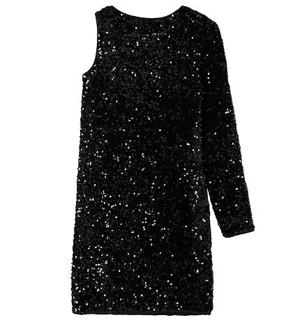 LMTD Kjole - NlfGlam - One Shoulder Dress - Black