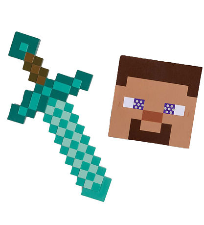 Disguise Udklædning - Minecraft Sværd & Maske