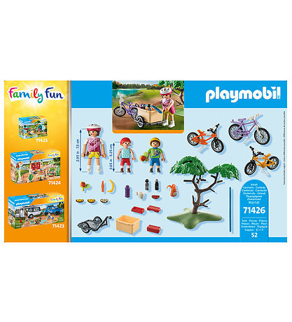 Playmobil Family Fun - Mountainbike-tur - 71426 - 52 Dele