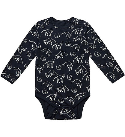 Petit by Sofie Schnoor Body l/ - Dark Blue m. Ulve