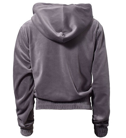 Hound Cardigan - Velour - Grå