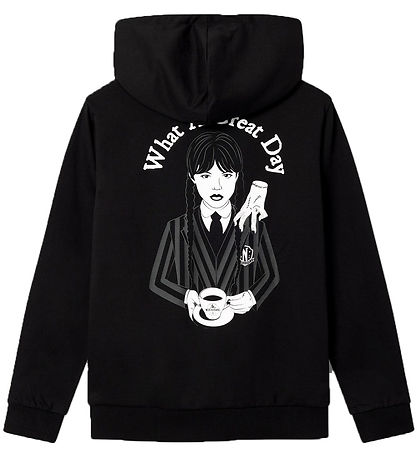 LMTD Hættetrøje - NlfSille Wednesday - Black