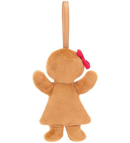 Jellycat Bamse - 10x6 cm - Festive Folly Gingerbread Ruby