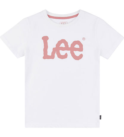 Lee T-shirt - Wobbly Graphic - Bright White