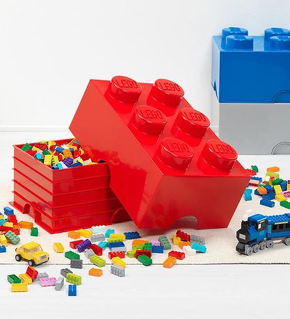 LEGO Storage Opbevaringsboks - 6 Knopper - 37,5x25x18 - Bright