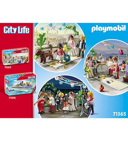 Playmobil City Life - Bryllupsfest - 71365 - 163 Dele