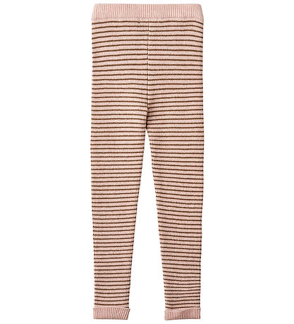 Fliink Leggings - Strik - Rib - Benna - Peach Whip/Cub