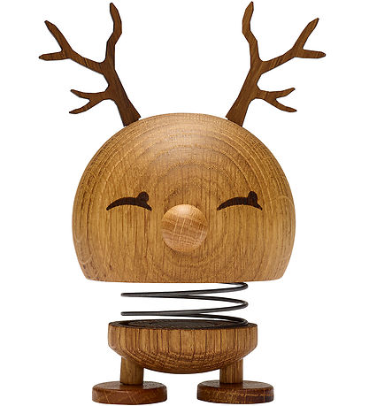 Hoptimist Reindeer Bimble - Medium - 14 cm - Oak