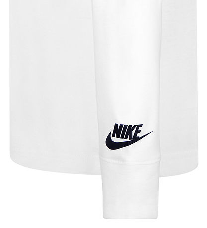 Nike Bluse - Hvid m. Print