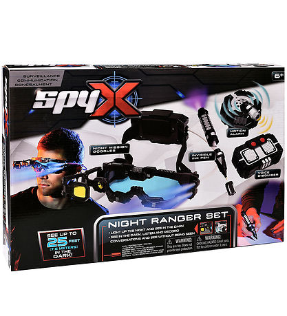 SpyX - Night Ranger Set - Sort/Slvgr