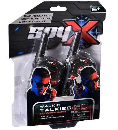 SpyX - Walkie Talkies - Sort/Rød