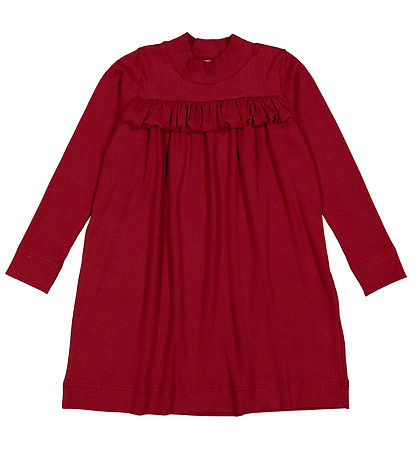 MarMar Kjole - Modal - Rib - Dea F - Hibiscus Red