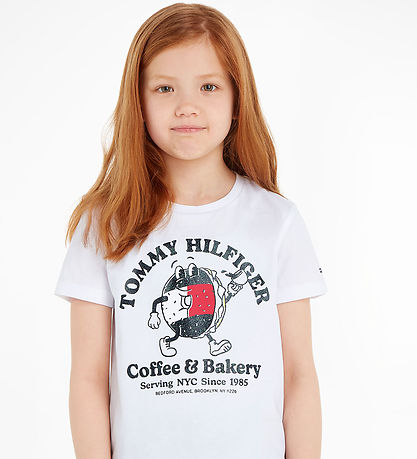 Tommy Hilfiger T-shirt - Tommy Bagels - White