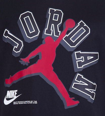 Jordan T-shirt - Sort m. Rd