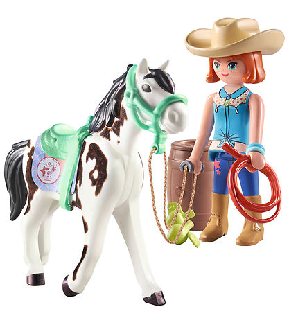 Playmobil Horses Of Waterfall - Ellie og Sawdust - 71358 - 16 De