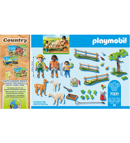 Playmobil Country - Alpaka-vandring - 71251 - 56 Dele