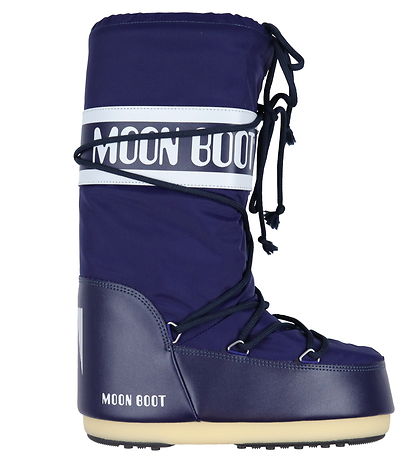 Moon Boot Vinterstvler - Nylon - Bl