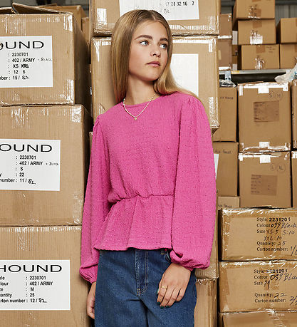 Hound Bluse - Back Ribbon Top - Pink