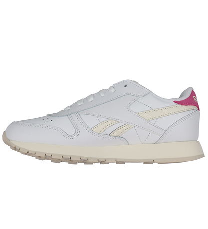 Reebok Sko - Classic Leather - Running - Hvid/Pink