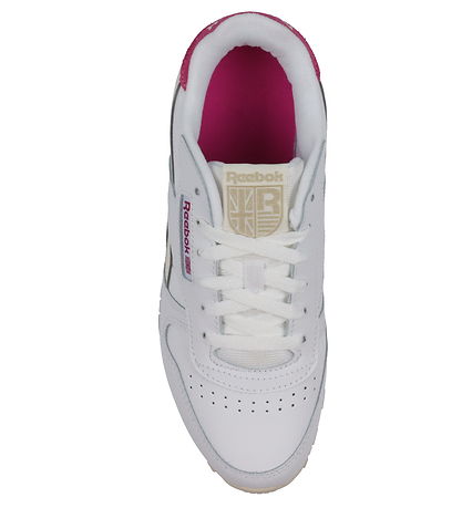 Reebok Sko - Classic Leather - Running - Hvid/Pink