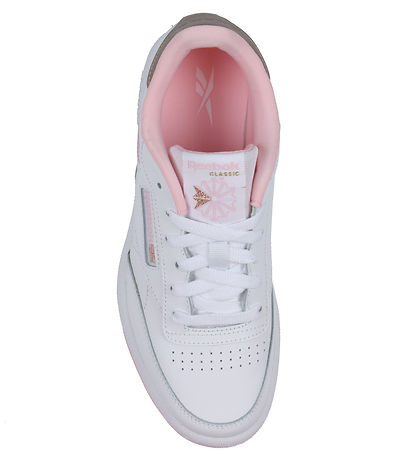 Reebok Sko - Club C - Tennis - Hvid/Rosa