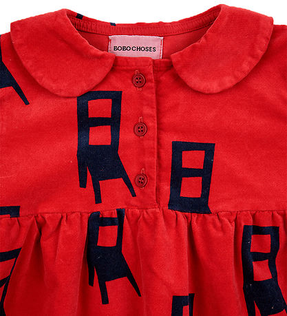 Bobo Choses Kjole - Velour - Have A Seat - Rd