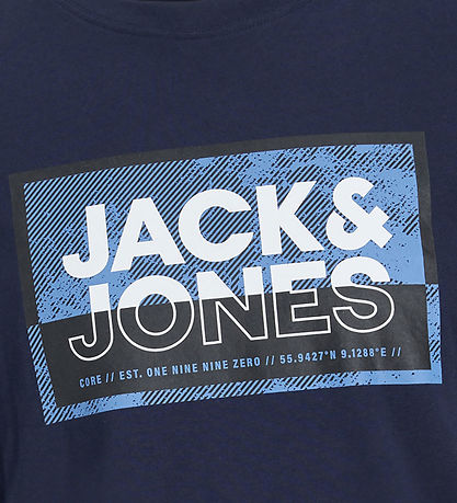 Jack & Jones T-Shirt - JcoLogan - Navy Blazer