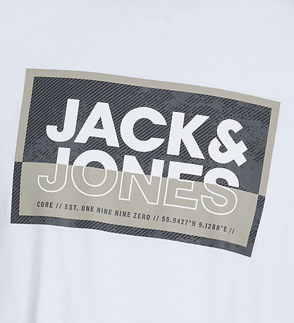 Jack & Jones T-Shirt - JcoLogan - Hvid