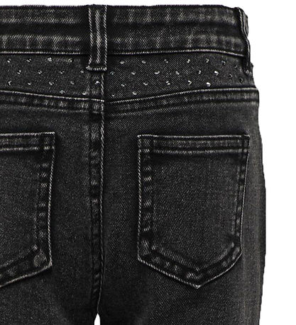 Kids Only Jeans - KogEmily - Washed Black m. Rhinsten