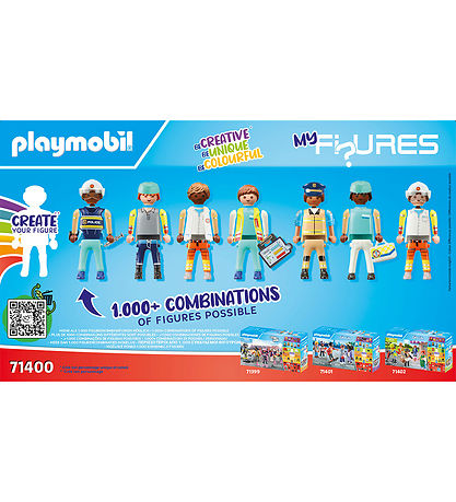 Playmobil City Action - My Figures: Rescue - 71400 - 59 Dele