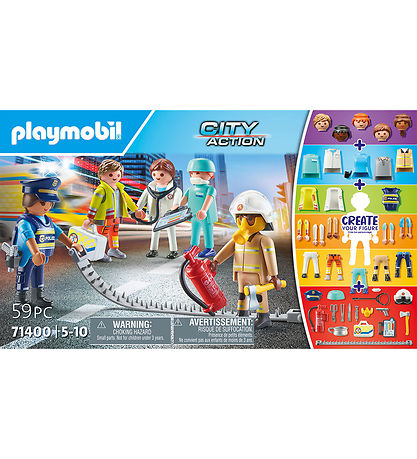 Playmobil City Action - My Figures: Rescue - 71400 - 59 Dele