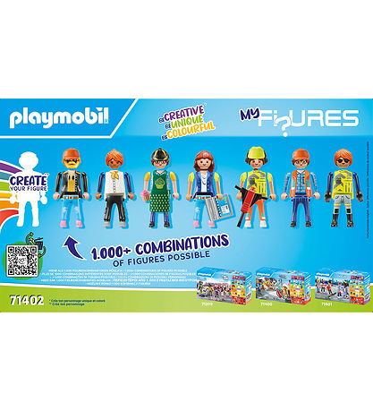 Playmobil City Life - My Figures: City Life - 71402 - 58 Dele