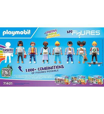 Playmobil City Life - My Figures: Mode - 71401 - 54 Dele