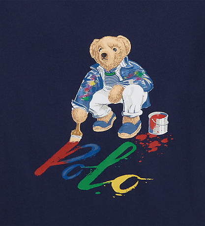 Polo Ralph Lauren T-shirt - Navy m. Bamse