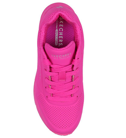 Skechers Sko - Uno Gen 1 - Neon Glow - Hot Pink