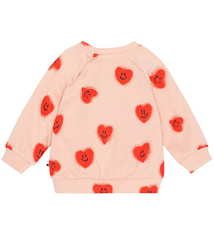 Molo Sweatshirt - Disc - Red Hearts