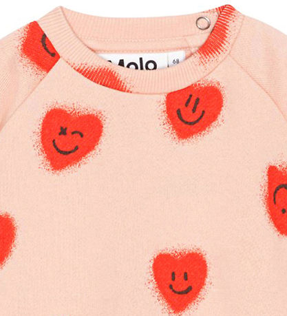 Molo Sweatshirt - Disc - Red Hearts