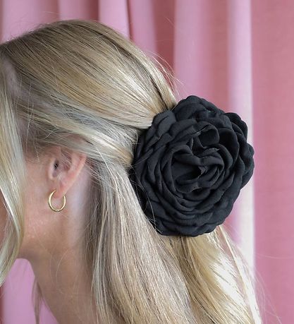 By Stær Hårklemme - 12 cm - Daisy - Stor - Sort