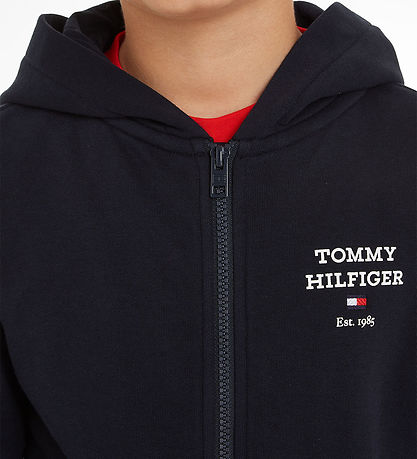 Tommy Hilfiger Cardigan - TH Logo - Desert Sky