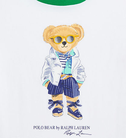 Polo Ralph Lauren T-shirt - Hvid m. Bamse