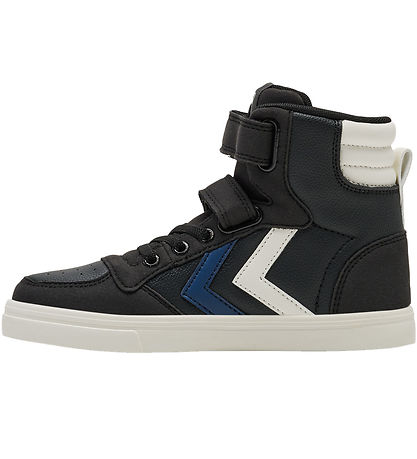 Hummel Stvler - Slimmer Stadil Leather High JR - Sort/Bl